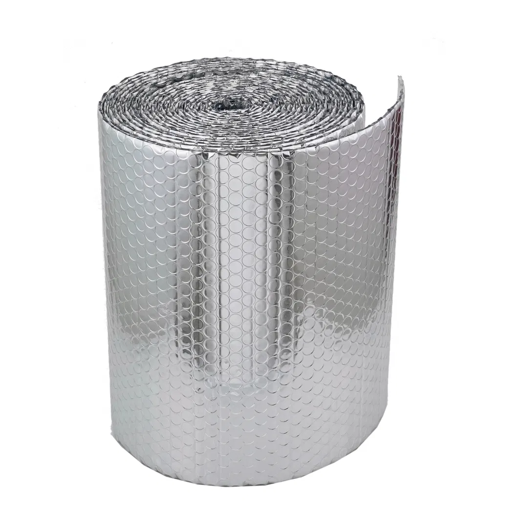 Customized Waterproof Multi Layer Foil Insulation Excellent Performance Metalized Pet Film Bubble Foam Thermal Insulation Material for Building / Roofing /Wall